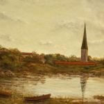 864 1284 Oljemålning